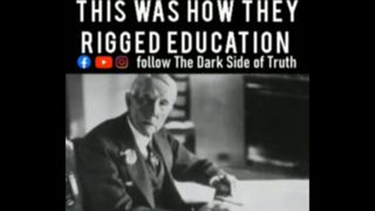 How The Rockefeller Monopoly Rigged The Education System