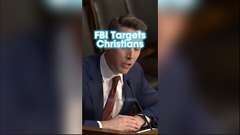 Josh Hawley: The FBI Never Fired Anyone For Targeting Christians - 12/5/23