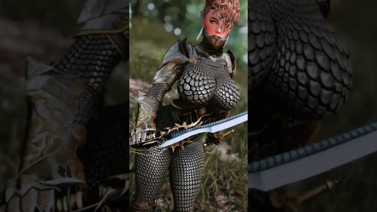 Skyrim Ebonscale Armor #shorts