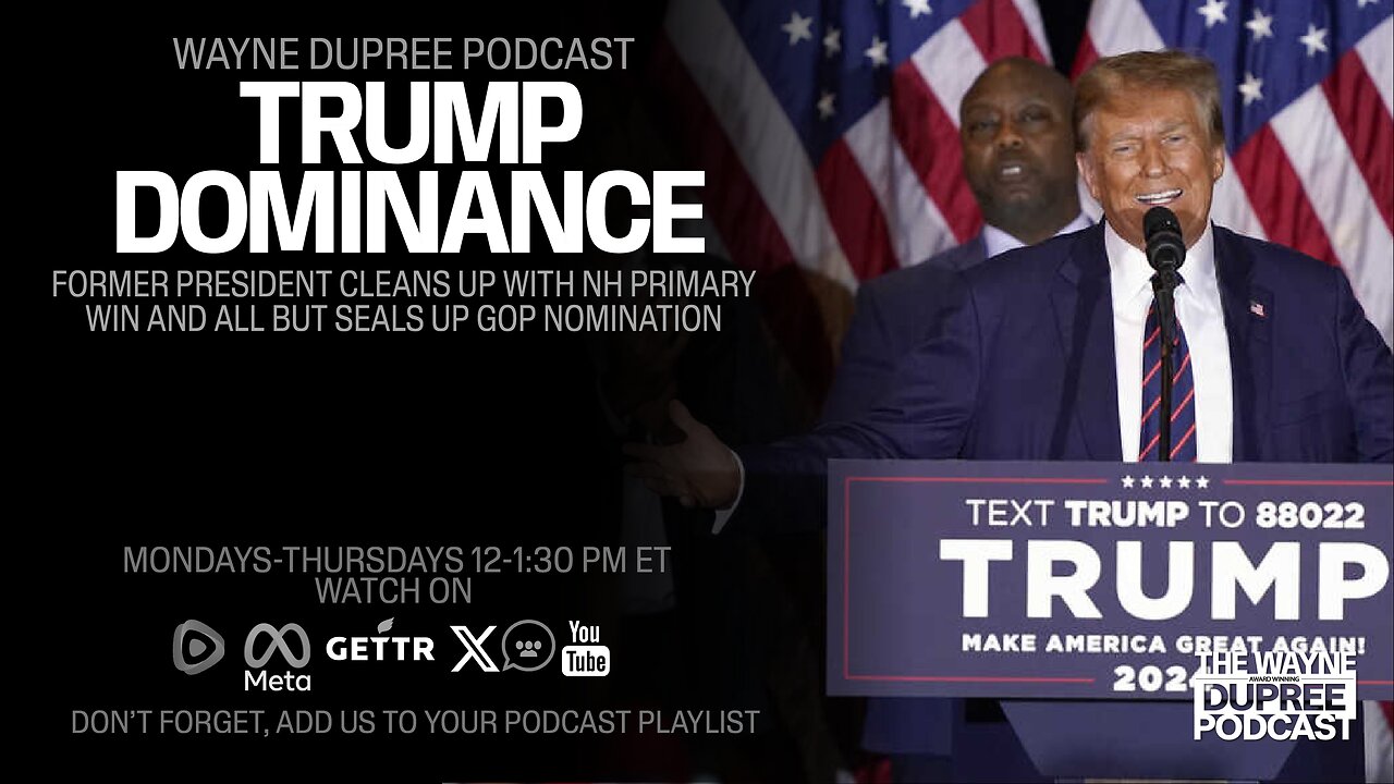 Trump Secures Huge Win In NH; Haley Defies Calls To Step Down (Ep 1833) 1/24/24)