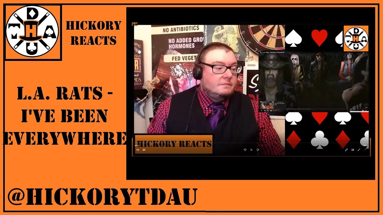 L.A. Rats - I've Been Everywhere Reaction By a Drunk Magician Hickory Reacts