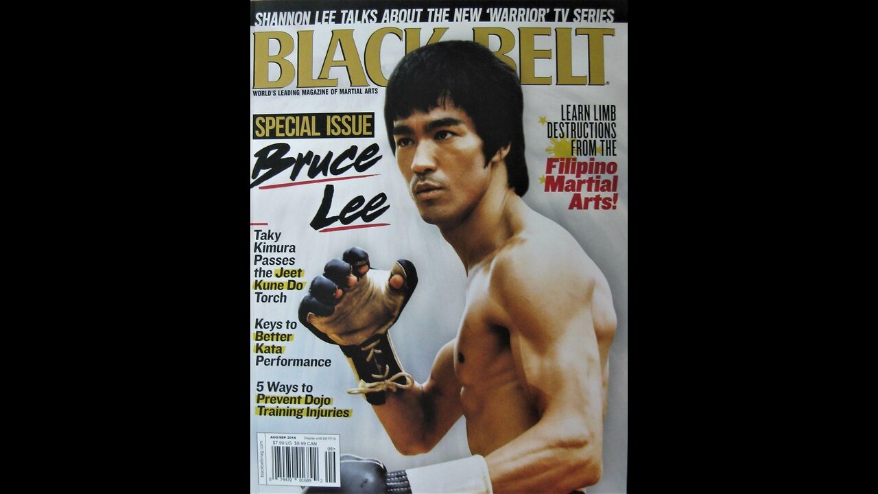 Cross kick Studio Films Bruce Lee Black Belt Cover Number 7