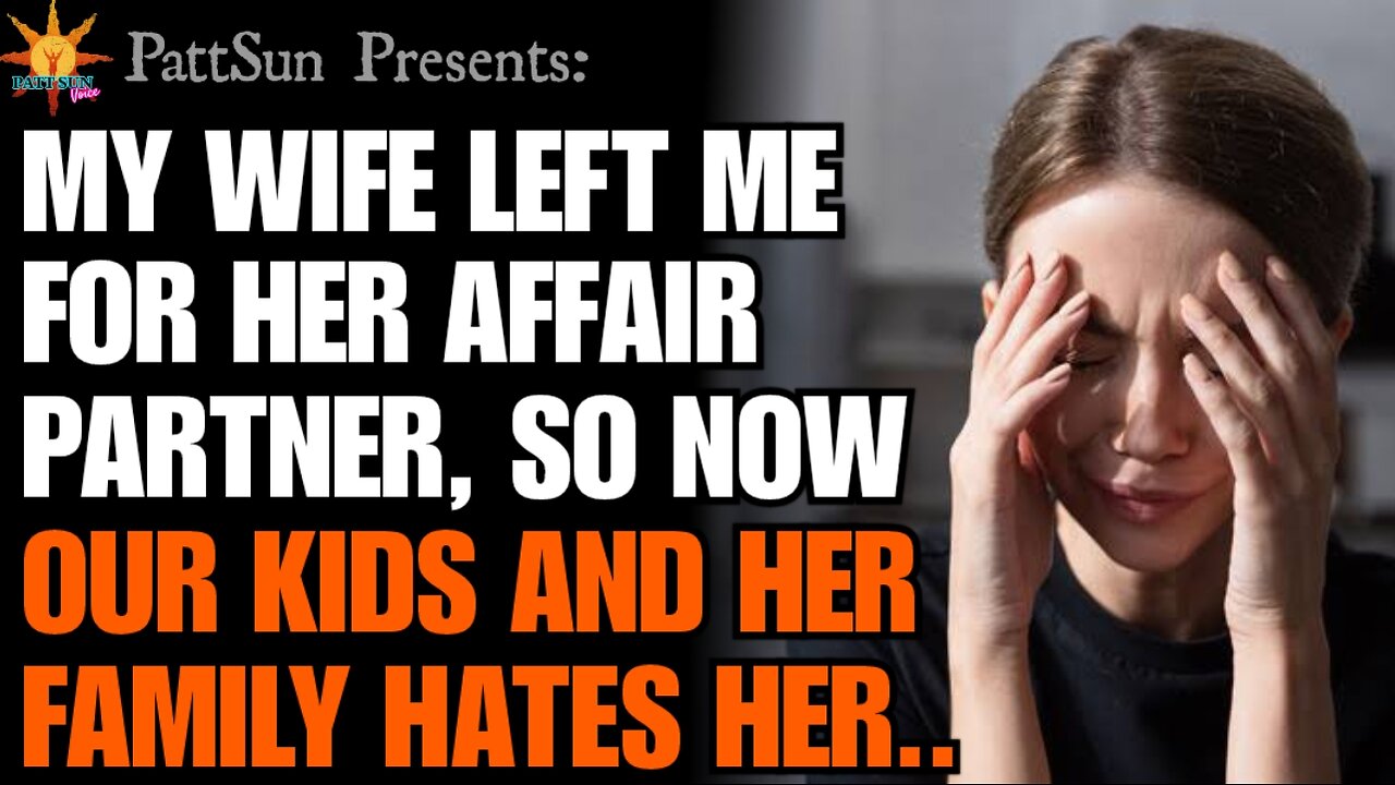 CHEATING WIFE left me for her affair partner. So now our kids and her family hates her #cheating