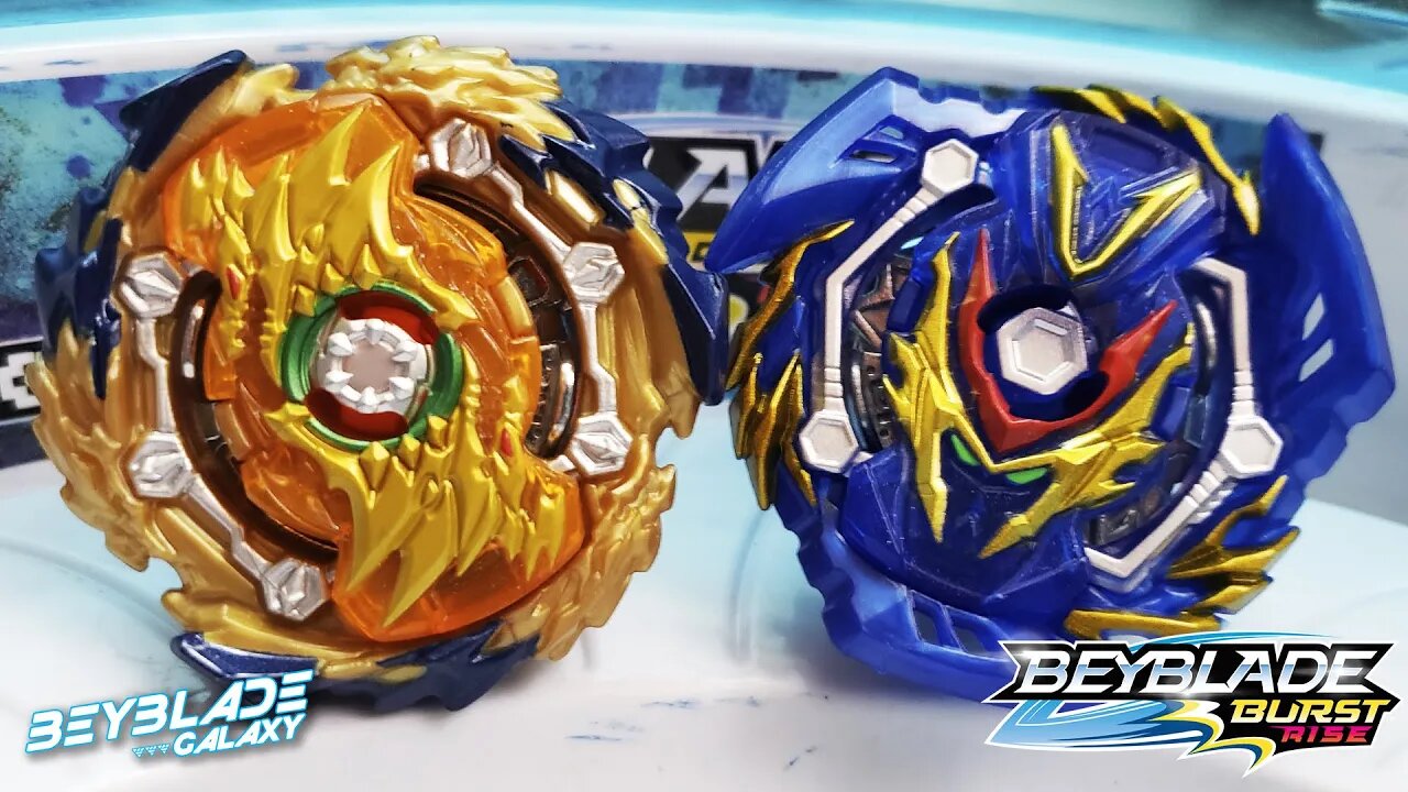 WIZARD FAFNIR F5 vs SWORD VALTRYEK V5 - Beyblade Burst ベイブレードバースト