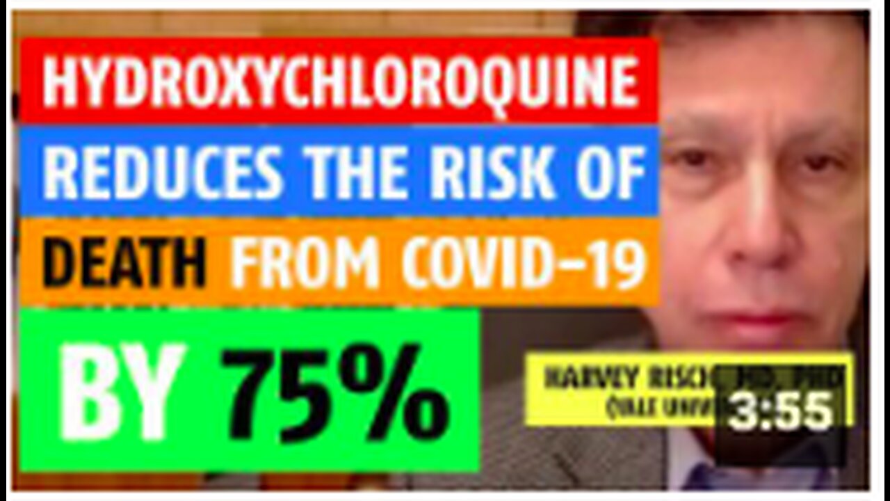 Hydroxychloroquine reduces risk of dying from COVID-19 by 75%