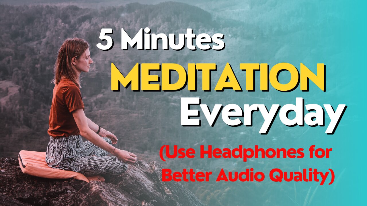 5-Minute Meditation for Inner Calm and Relaxation (Headphones Recommended)