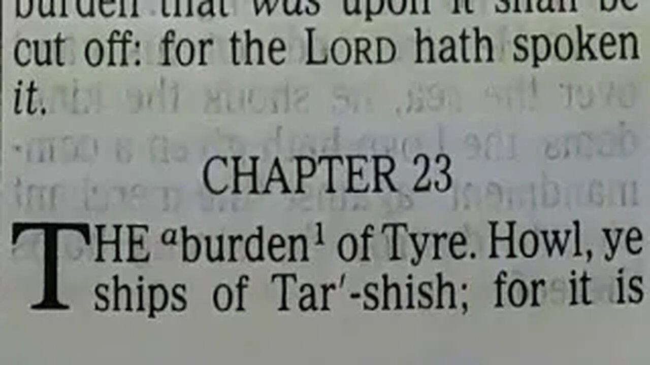 Isaiah: Chapters 23-27