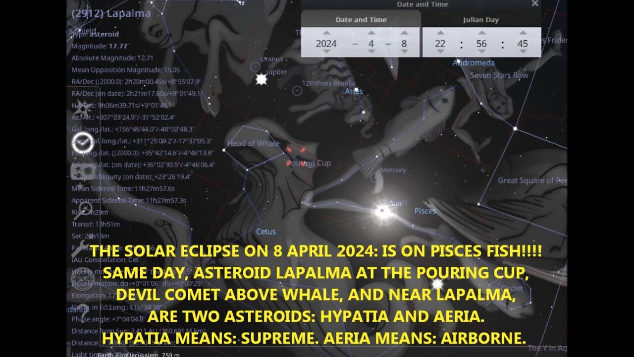 040124 Eyes Open -WARNINGS -- FLOODING, WRATH, LAPALMA, 2 DREAMS, AND ASTEROIDS