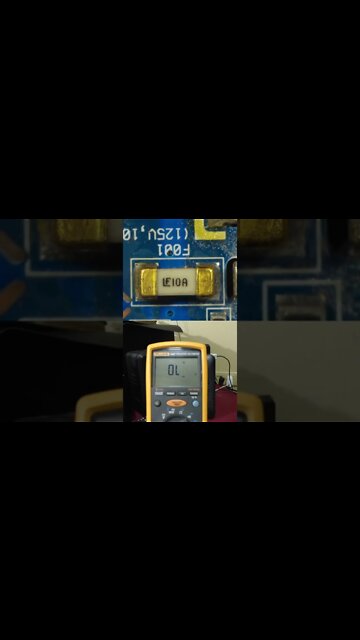How to check a SMD LF 10 amp 125 volts fuse marked (LF10A) | Fluke 1587 | Quinn Trim #Shorts
