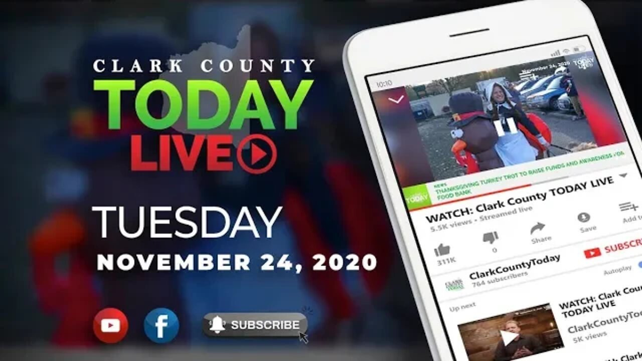 WATCH: Clark County TODAY LIVE • Tuesday, November 24, 2020