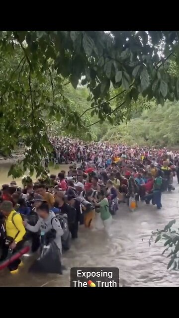 🇺🇸 Meanwhile in Panama…thousands still headed to the USA border.