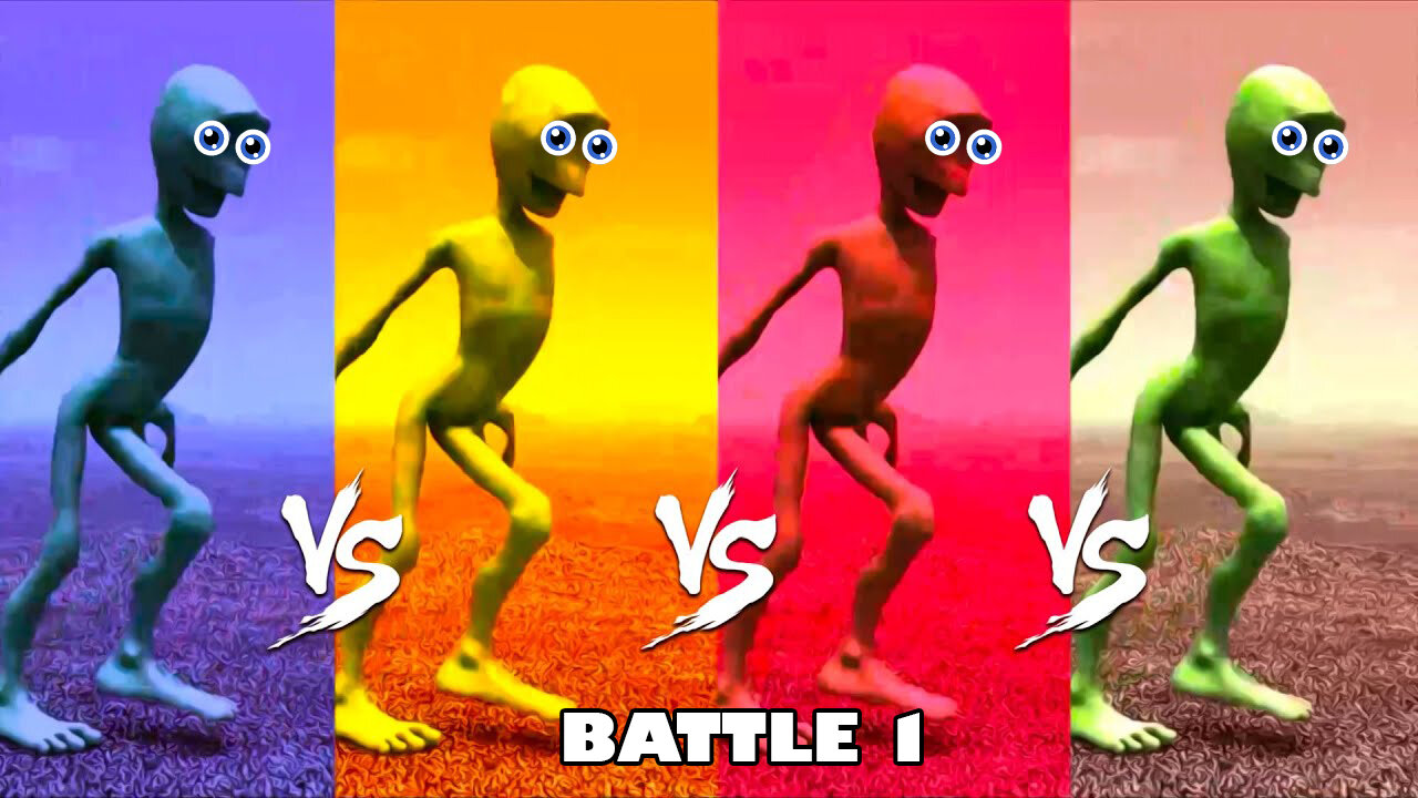 Alien dance VS Funny alien VS Dame tu cosita VS Funny alien dance VS Green alien dance VS Dance