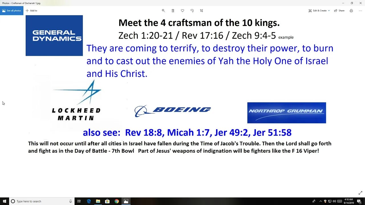 Craftsman of Zechariah 1