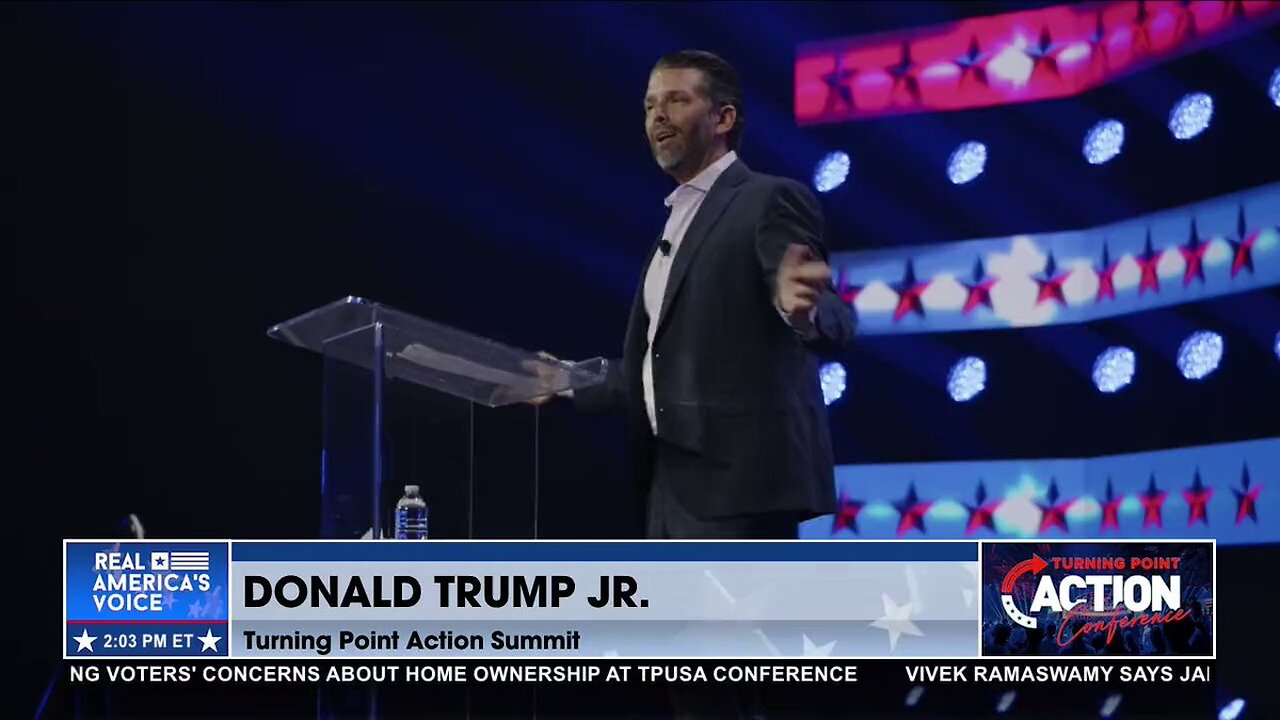 Donald J Trump Jr on Conservative Judges | Turning Point Action Conference