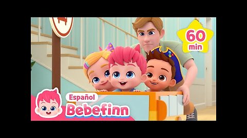 🚌Las Ruedas del Autobús y más Canciones Infantiles | Bebefinn en español