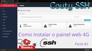 Como add servidor no painel web 4G 2022