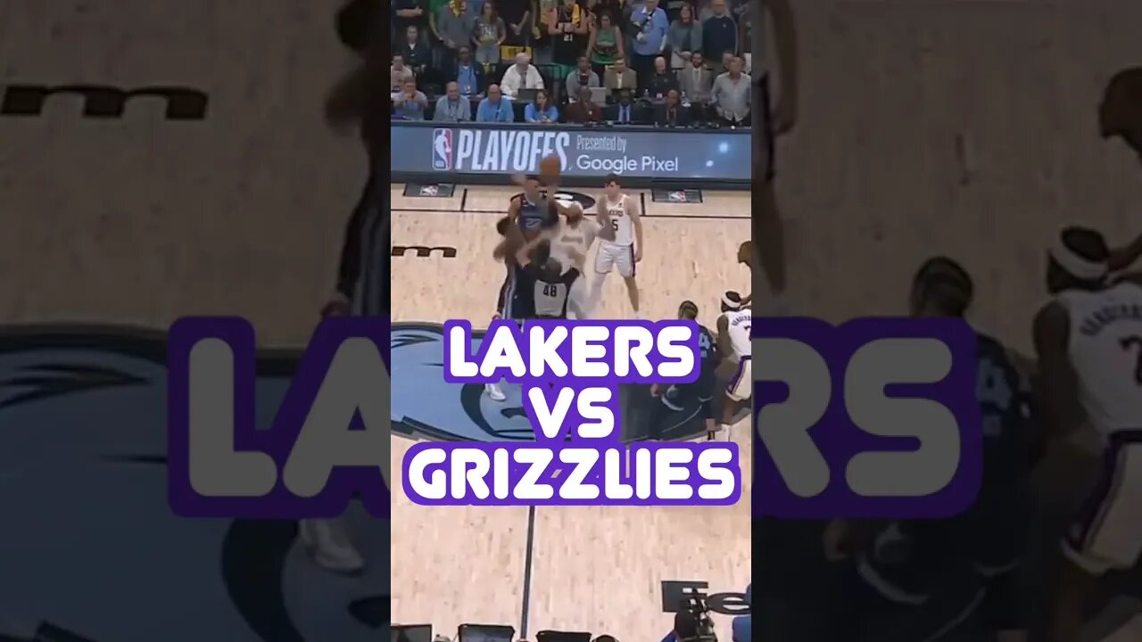 #7 LAKERS at #2 GRIZZLIES Highlights! - LEBRON WINS! #shorts