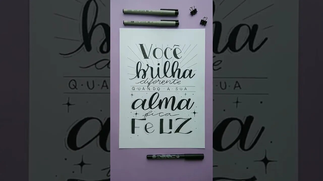 #shorts #lettering #caligrafiaartistica #desenho #feitoamao #floripa