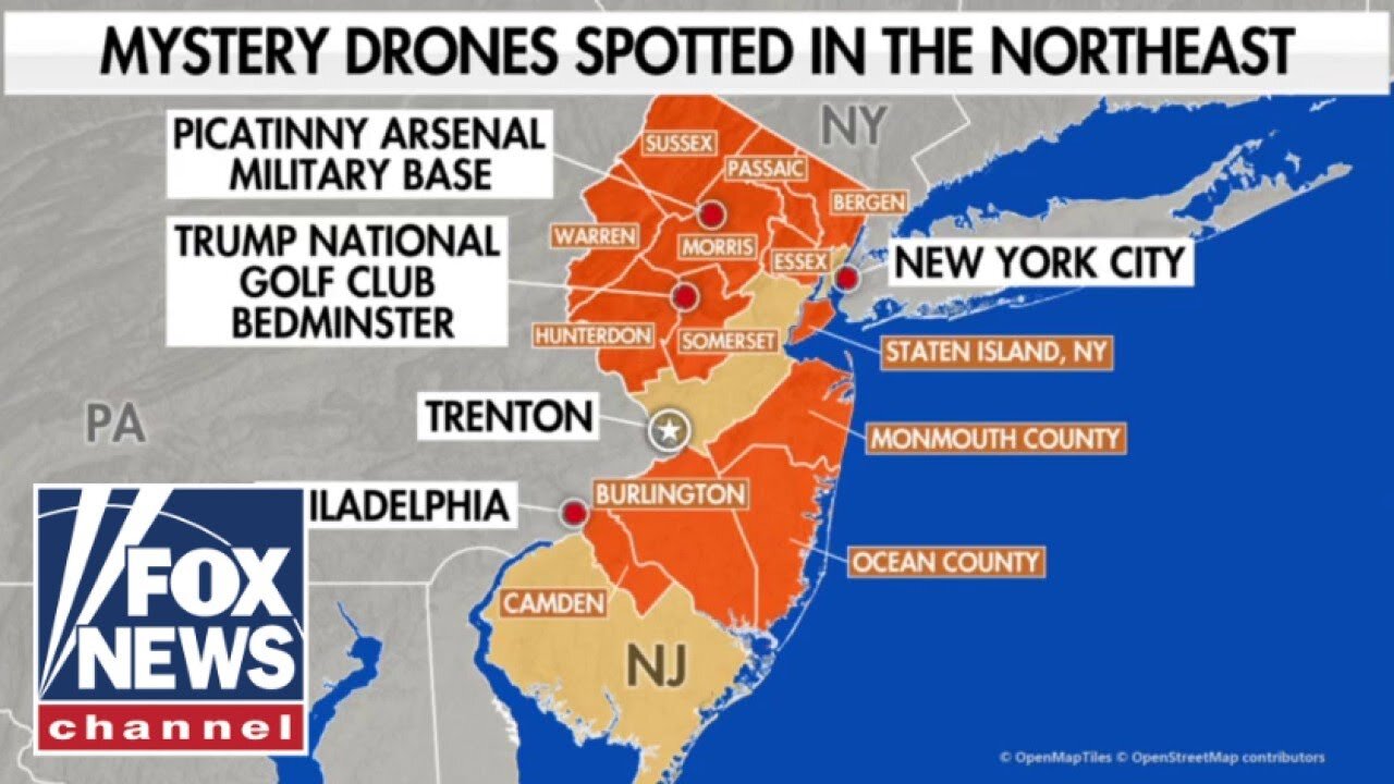 Drones swarm New Jersey as governor dismisses concern for public safety