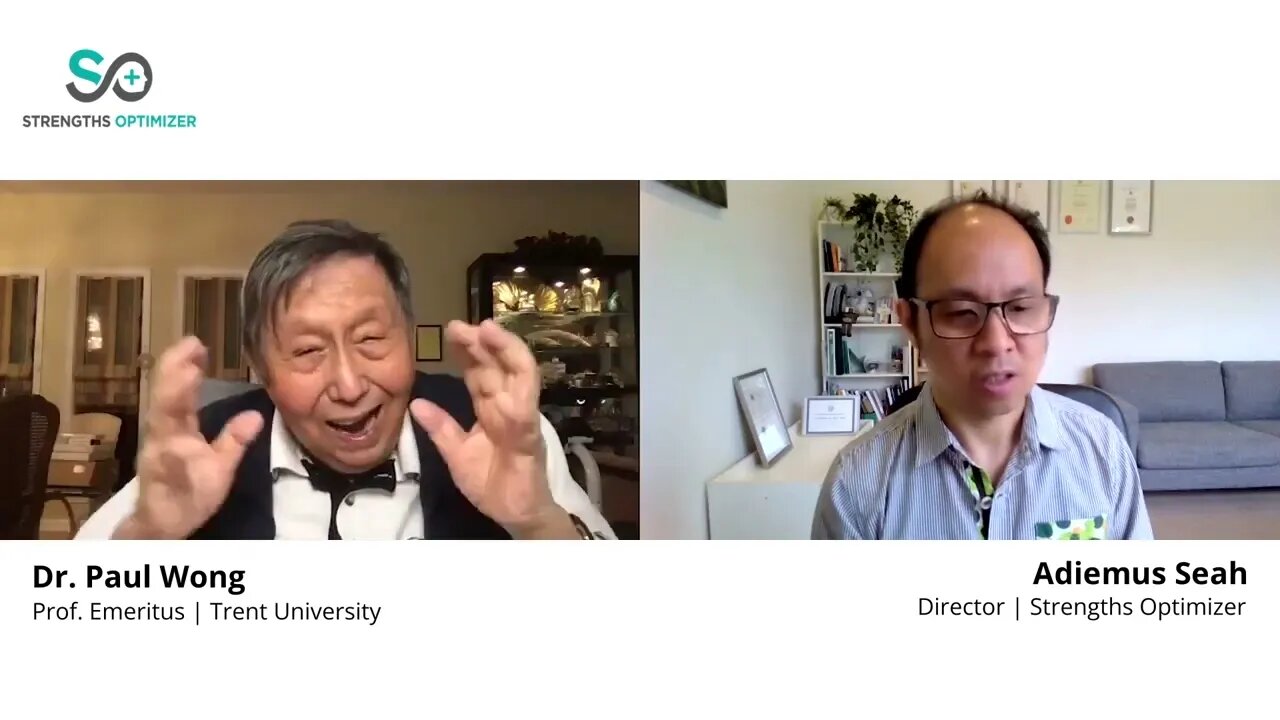 The Human need for a Spiritual Connection | Dr. Paul T. P. Wong | Strength Optimizer