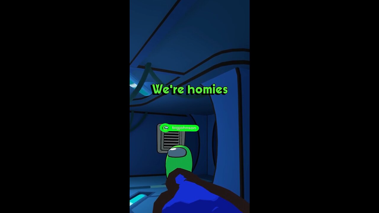 Snitching on the Homies in Among Us VR 👀🗣️ #amongusgame #amongus #amomgusvr #vr #amongusmeme #sus
