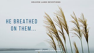 Heaven Land Devotions - He Breathed On Them