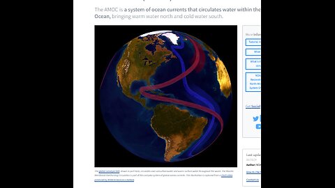 30M TONS OF GREELAND ICE MELTS AN HOUR - RISKING OCEAN CIRCULATION WHICH STABILIZES CLIMATES