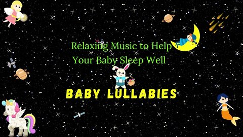 🩴​🌈3 HOURS 🌸 Dark Screen Lullaby for Baby​​🍼Lullabies for Babies Black Screen