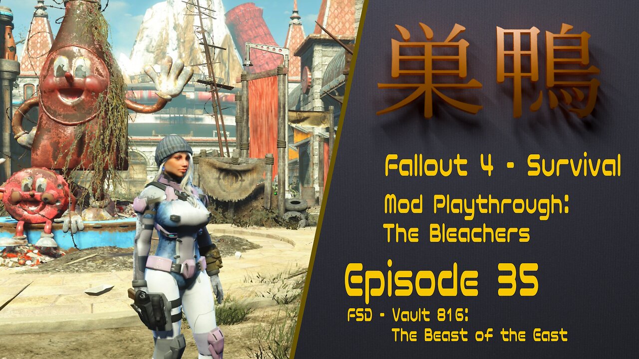 Fallout 4 - Bleachers 2 Survival - ep35 - FSD: the Beast of the East