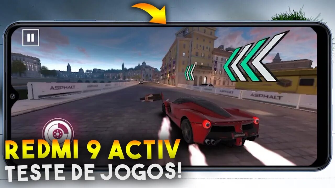 Redmi 9 Activ - Teste de JOGOS! COD Mobile e Asphalt 9 será que roda liso?