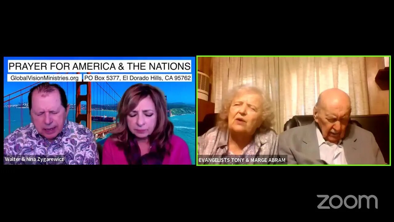 Prayer for America and the Nations with Walter and Nina Zygarewicz