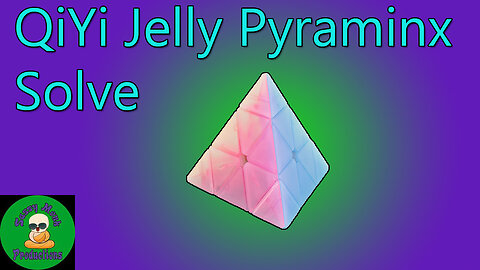 QiYi Jelly Pyraminx Solve