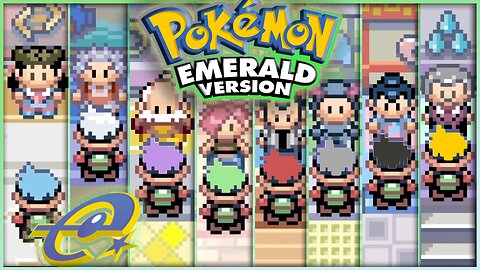 Pokemon Emerald - All Gym Leader Battles Hoenn Region