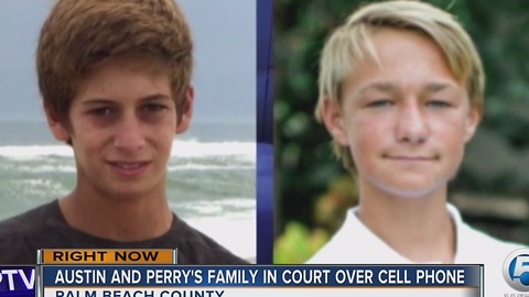 Austin and Perry's family in court over cell phone