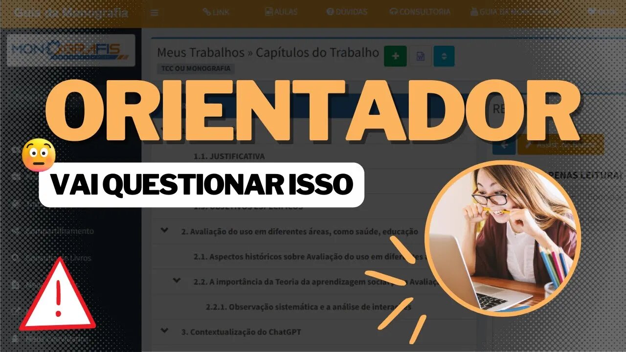 Impossível seu orientador não questionar isso no TCC (Coesividade)
