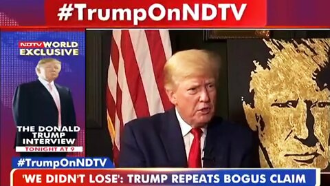 Trump IMPLODES on Indian TV: "Our Country is Going to Hell"