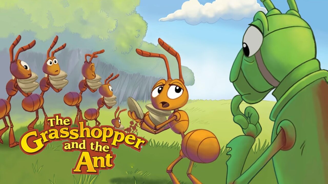 The Ant and the Grasshopper Bedtime Stories for Kids in English-Fairy Tales In English