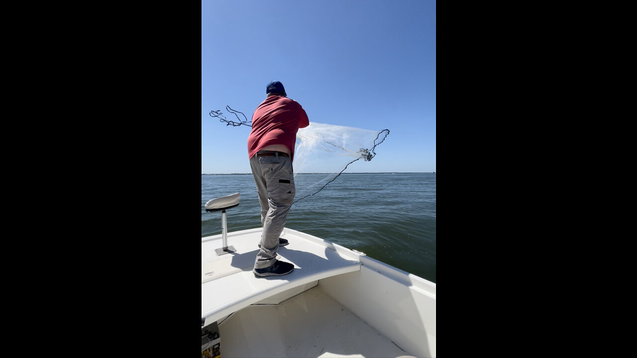 3/29/2022 Captain Larry Blieka Castnet for Live Bait