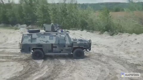 Ukrainian Troops Training with AMZ Dzik-2