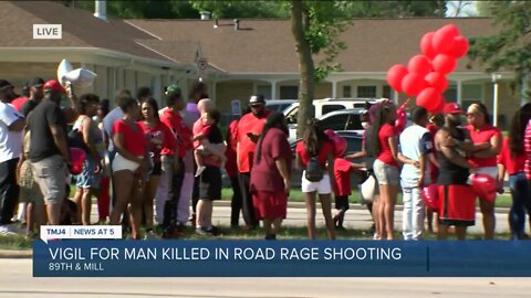 Vigil for man killed in road rage shooting in Milwaukee