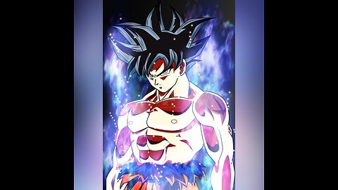 Goku with ultimate power