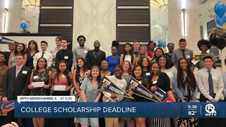 $40K college scholarship deadline nears