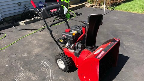 HOW TO TUNE UP Craftsman MTD Troy Bilt Ariens Husqvarna Yardmachines 208cc 24" Snow Blower