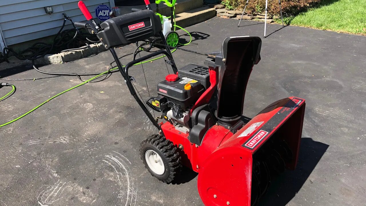 HOW TO TUNE UP Craftsman MTD Troy Bilt Ariens Husqvarna Yardmachines 208cc 24" Snow Blower