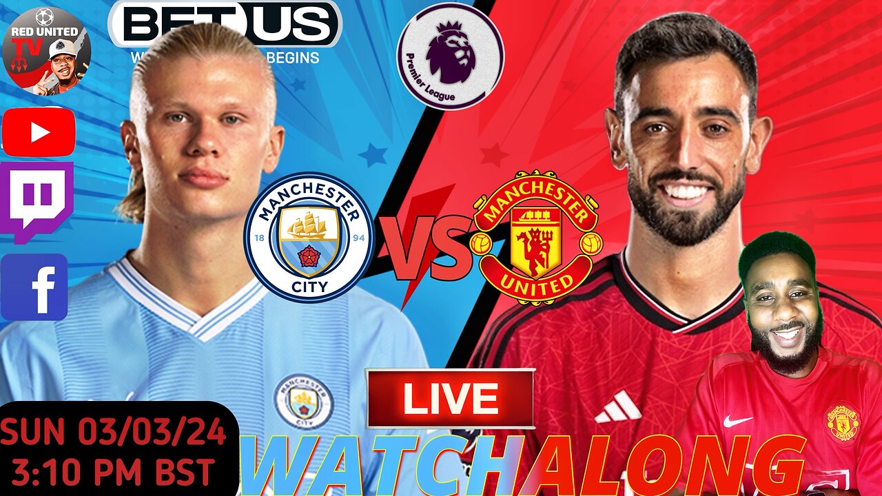 MANCHESTER CITY vs MANCHESTER UNITED LIVE WATCHALONG - PREMIER LEAGUE | Ivorian Spice