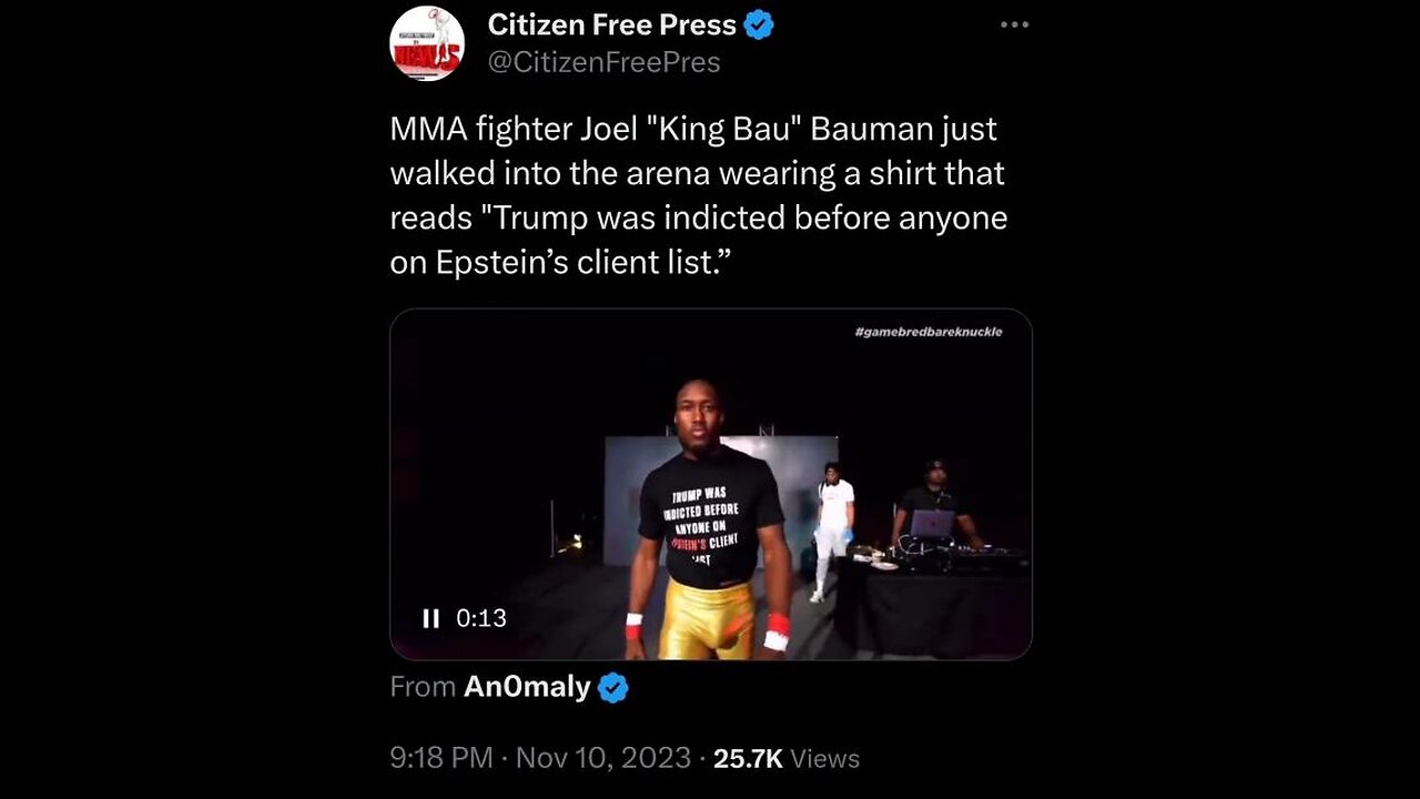entire ufc crowd GOES WILD as Trump & Tucker enter the building!!! (IT'S HAPPENING)