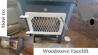 $6 WOODSTOVE MAKEOVER!!