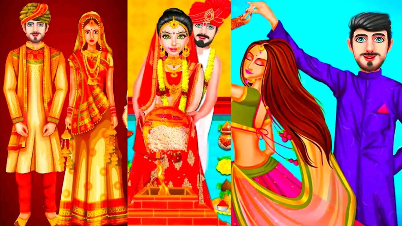 Hindu Wedding हिन्दू शादी गेम-indian wedding game-girl games-new game 2023 @TLPLAYZYT