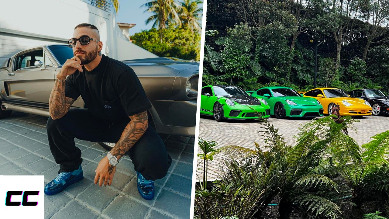 Maluma Shows Off His PORSCHE Collection : From GT3 RS to GT4