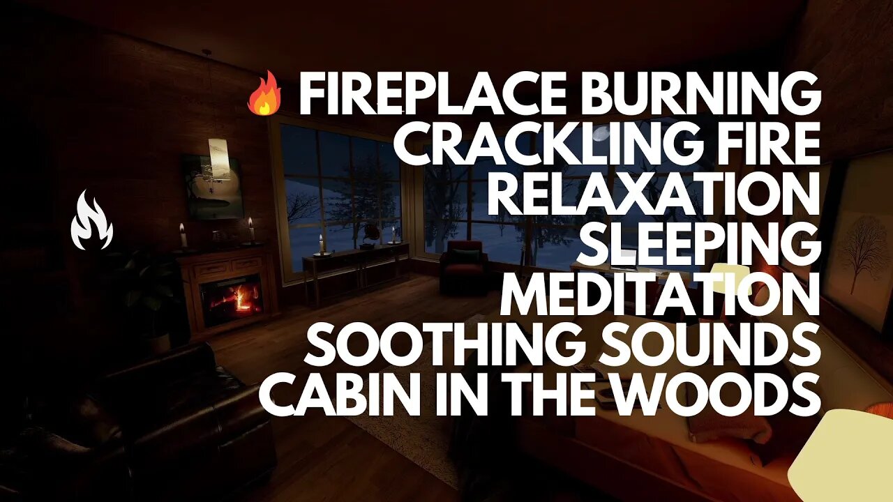 REAL FIREPLACE SOUNDS, RELAXING CRACKLING FIREPLACE STRESS RELIEF SOOTHING SOUNDS, SLEEP, MEDITATION